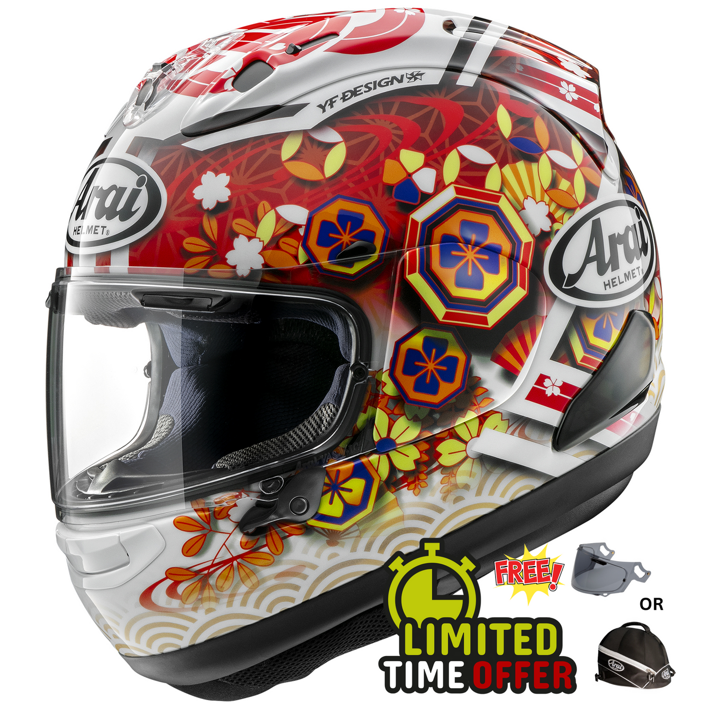 Arai Arai RX-7V Evo Nakagami GP3 - Front View