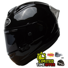 Arai RX-7V Evo - Diamond Black - Free Dark Visor OR Pod Bag -
