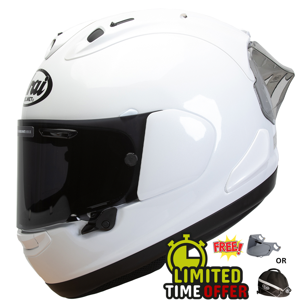 Arai Arai RX-7V Evo - Diamond White - Front View