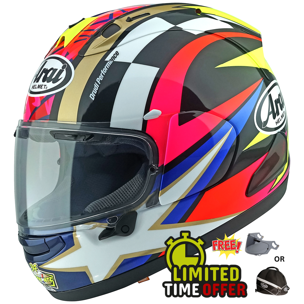 Arai Arai RX-7V Evo - Schwantz 30th Anniversary - Front View