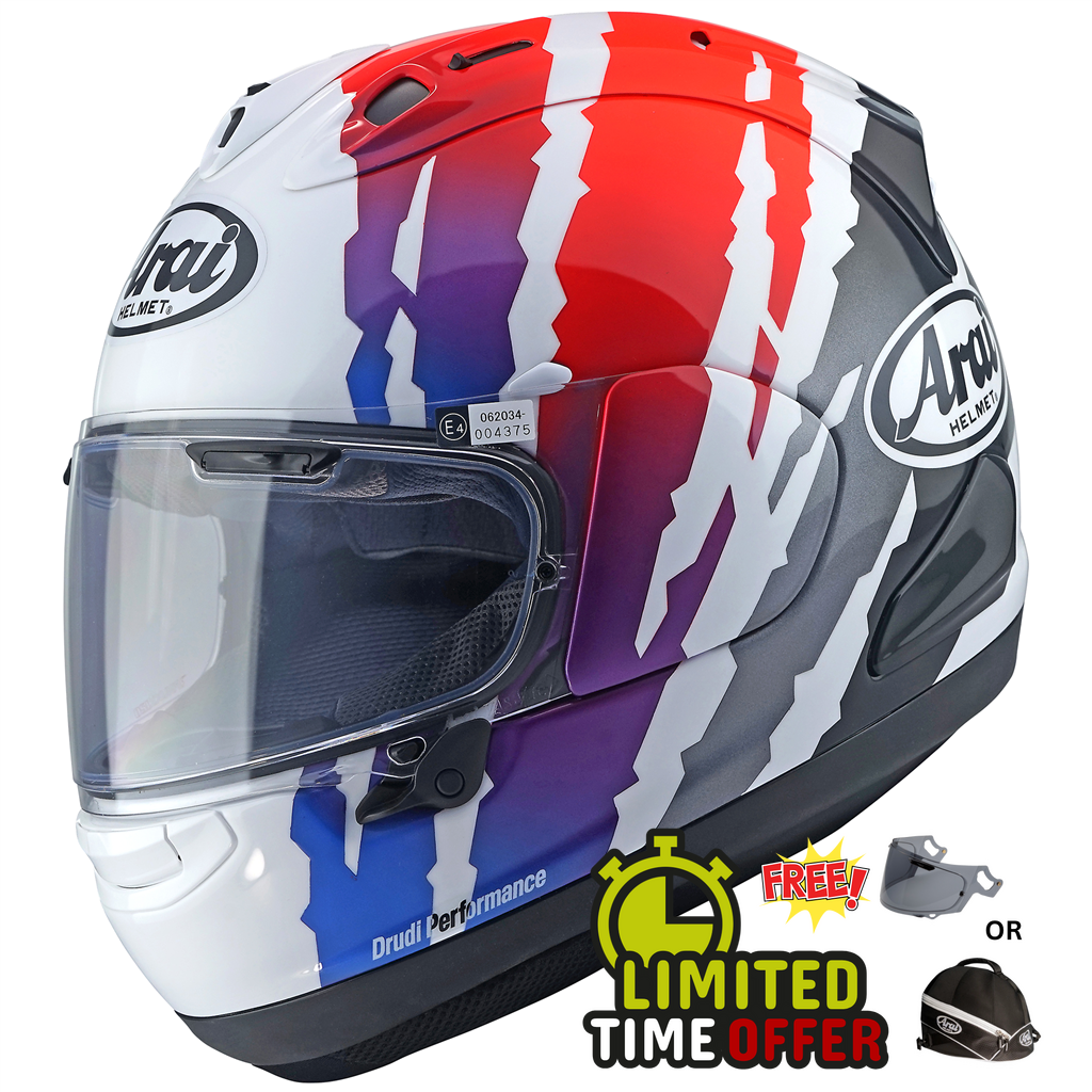 Arai Arai RX-7V Evo - Blade Red - Front View