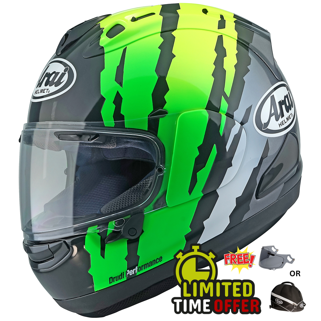 Arai Arai RX-7V Evo - Blade Yellow - Front View