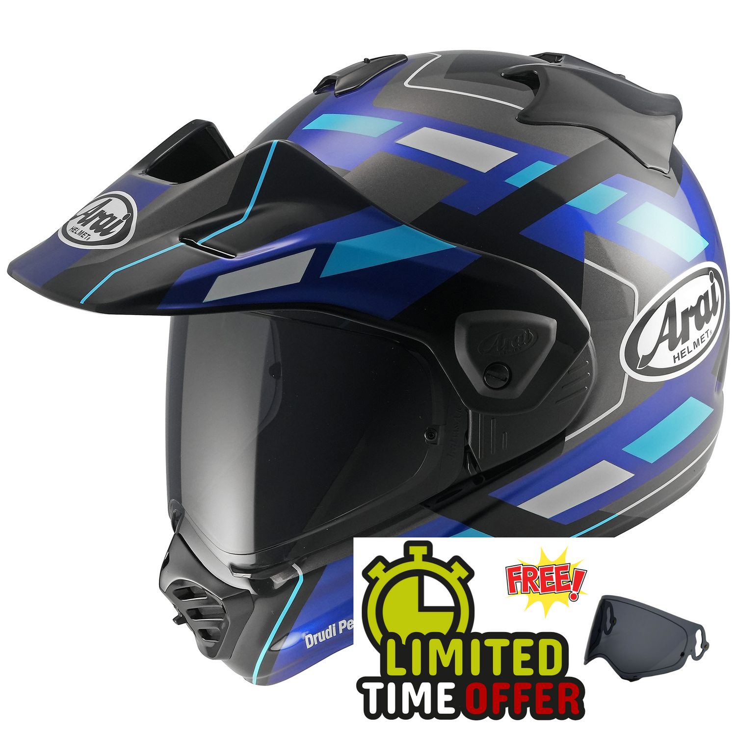 Arai Arai Tour-X5 Match Blue - Front View