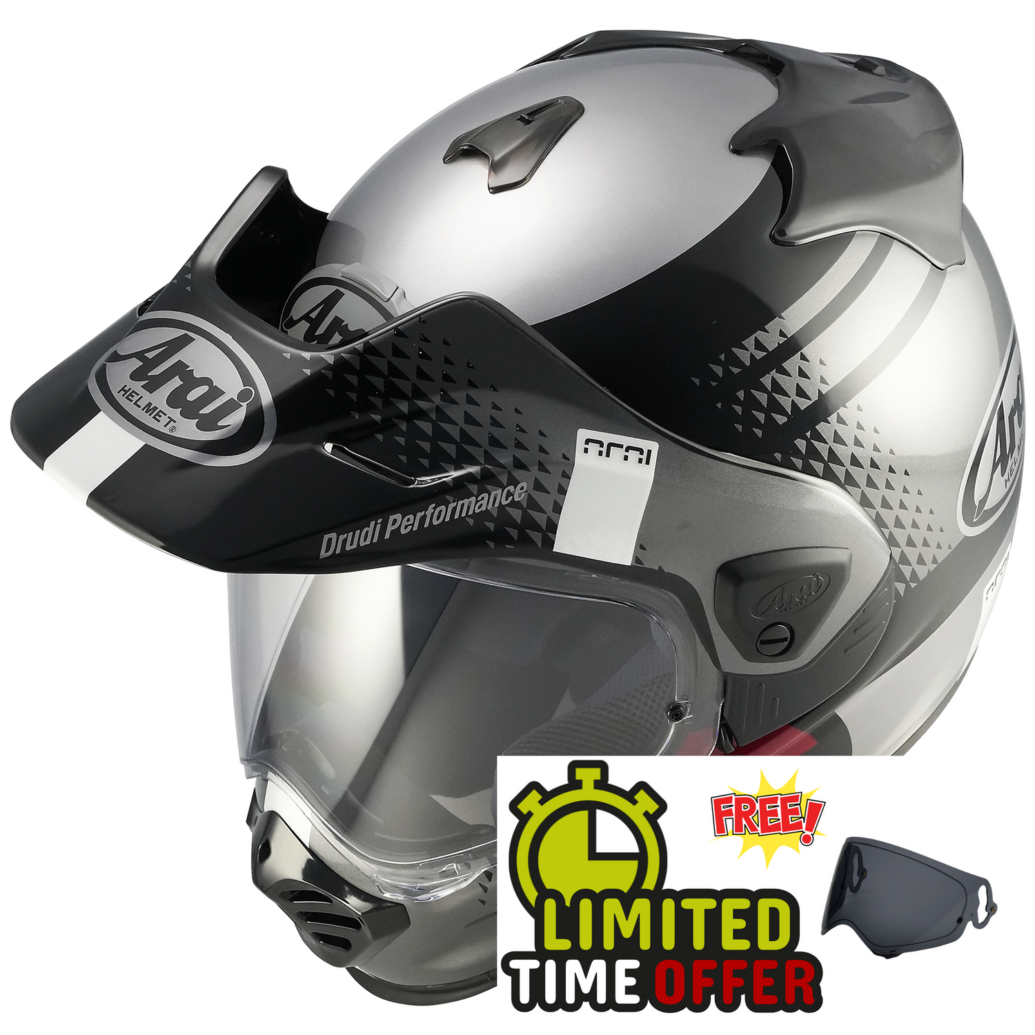 Arai Arai Tour-X 5 Print Black - Front View
