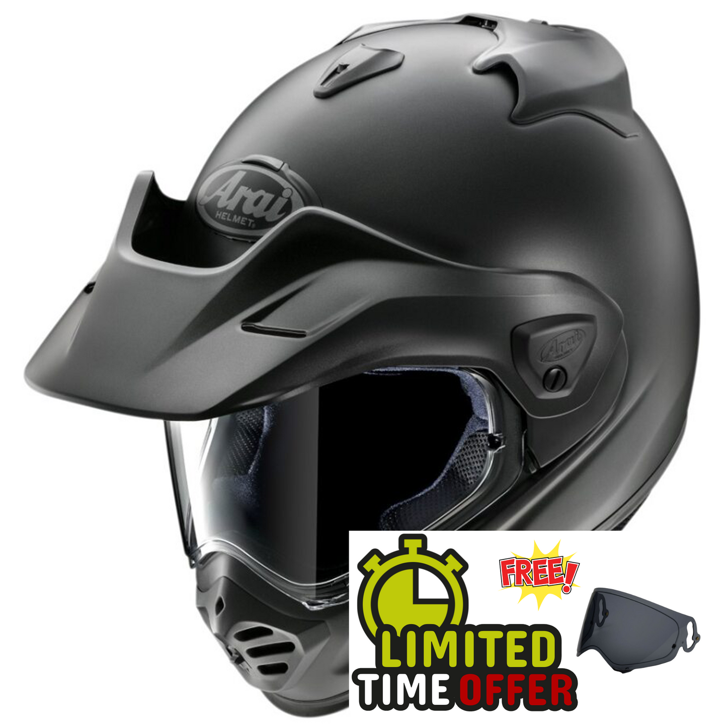 Arai Arai Tour-X5 - Frost Black - Front View