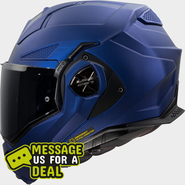 LS2 LS2 FF901 ADVANT X SOLID NAVY BLUE-06 - Front View