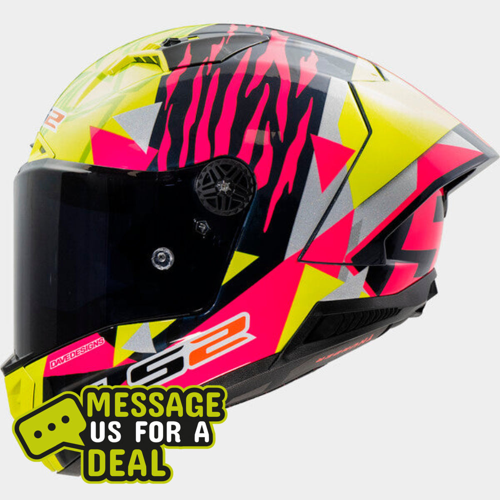 LS2 LS2 FF805 THUNDER GP AERO REPLICA ALDEGUER-06 (Includes Additional Dark Visor) - Front View