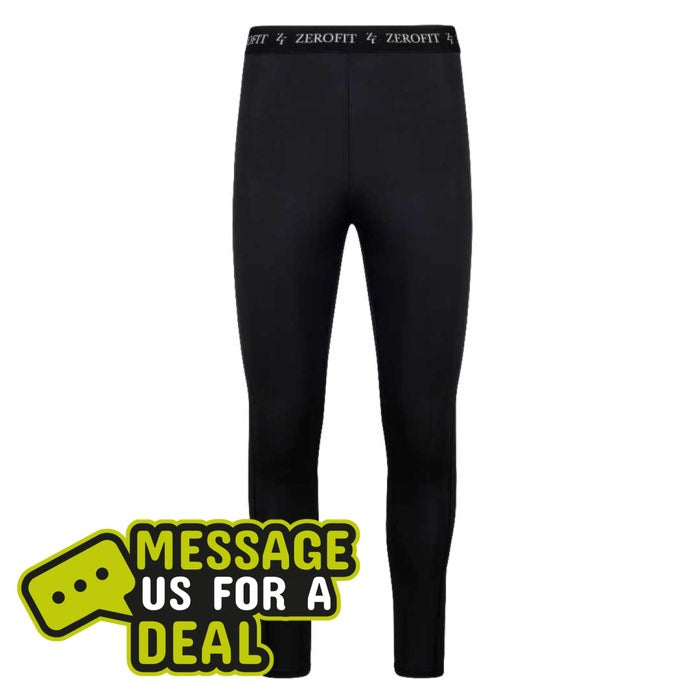Zerofit ZeroFit Coldskin Leggings Black - Front View