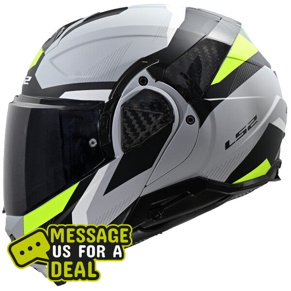 LS2 LS2 FF910 ADVANT II TRIPLE LIGHT GREY - Front View