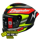 LS2 FF805 THUNDER GP AERO REPLICA MATT BLACK