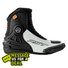 RST Tractech Evo Short D3O Boots - Black / White