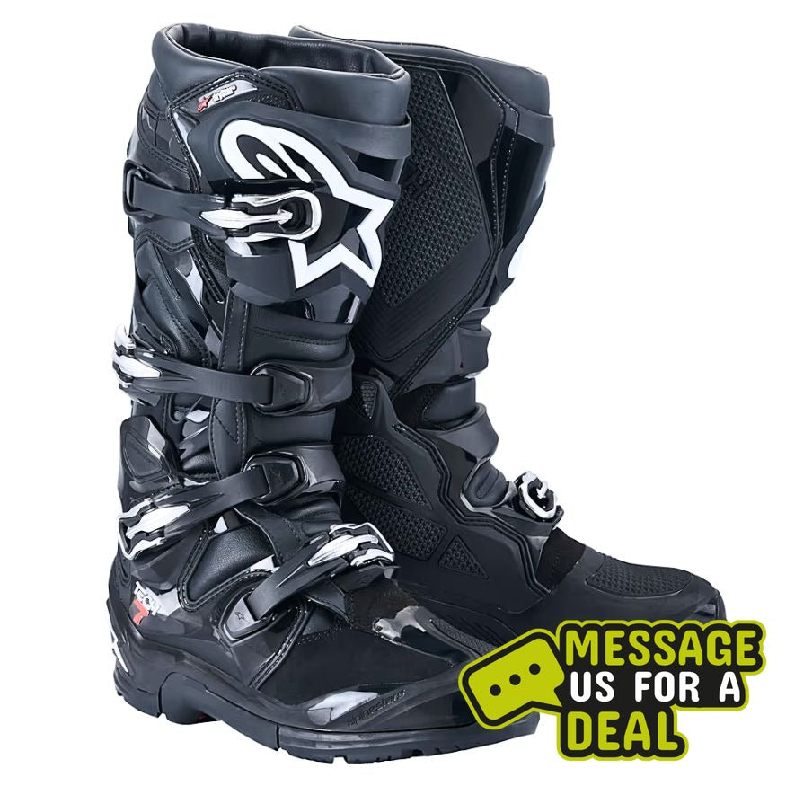 Alpinestars Alpinestars Tech 7 Enduro Drystar Boots - Black - Front View