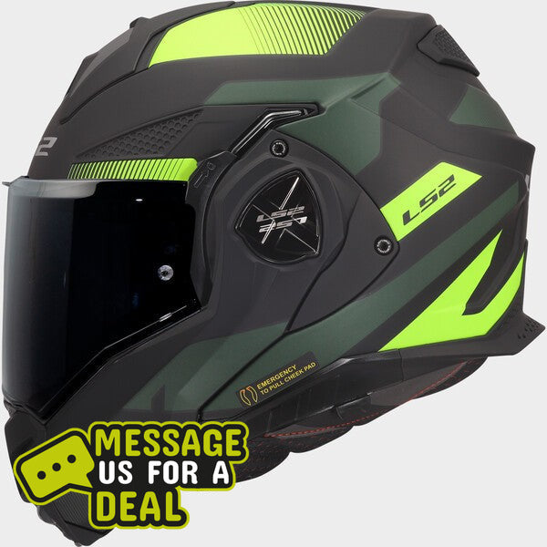 LS2 LS2 FF901 ADVANT X NOVA BLACK H-V YELLOW-06 - Front View
