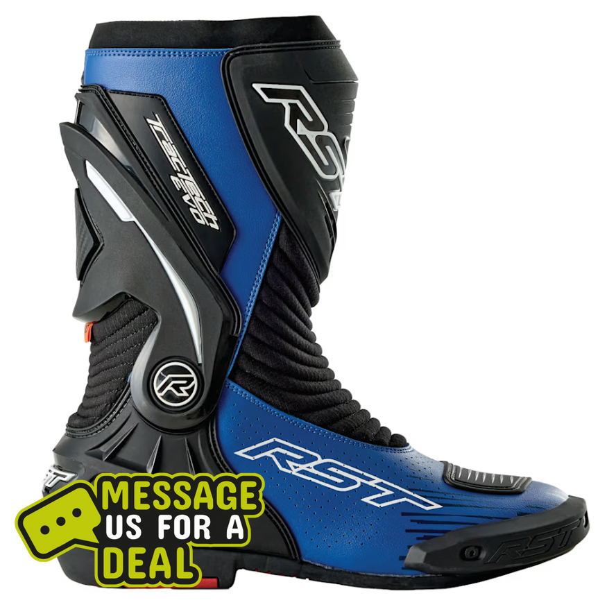 RST Tractech Evo D3O Boots - Black / Blue