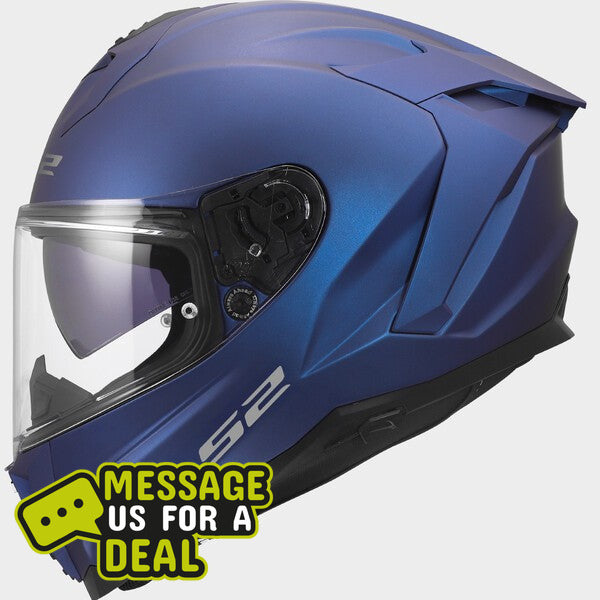 LS2 LS2 FF817 Challenger II Solid Matt Navy - Front View