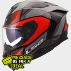 LS2 FF817 CHALLENGER II VIPER GREY RED