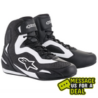 Alpinestars Faster-3 Ride Knit Shoes - Black/White
