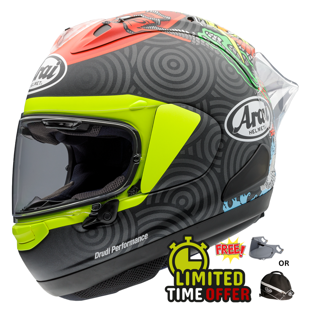 Arai Arai RX-7V Evo - Tatsuki - Slight Box Damage - Front View