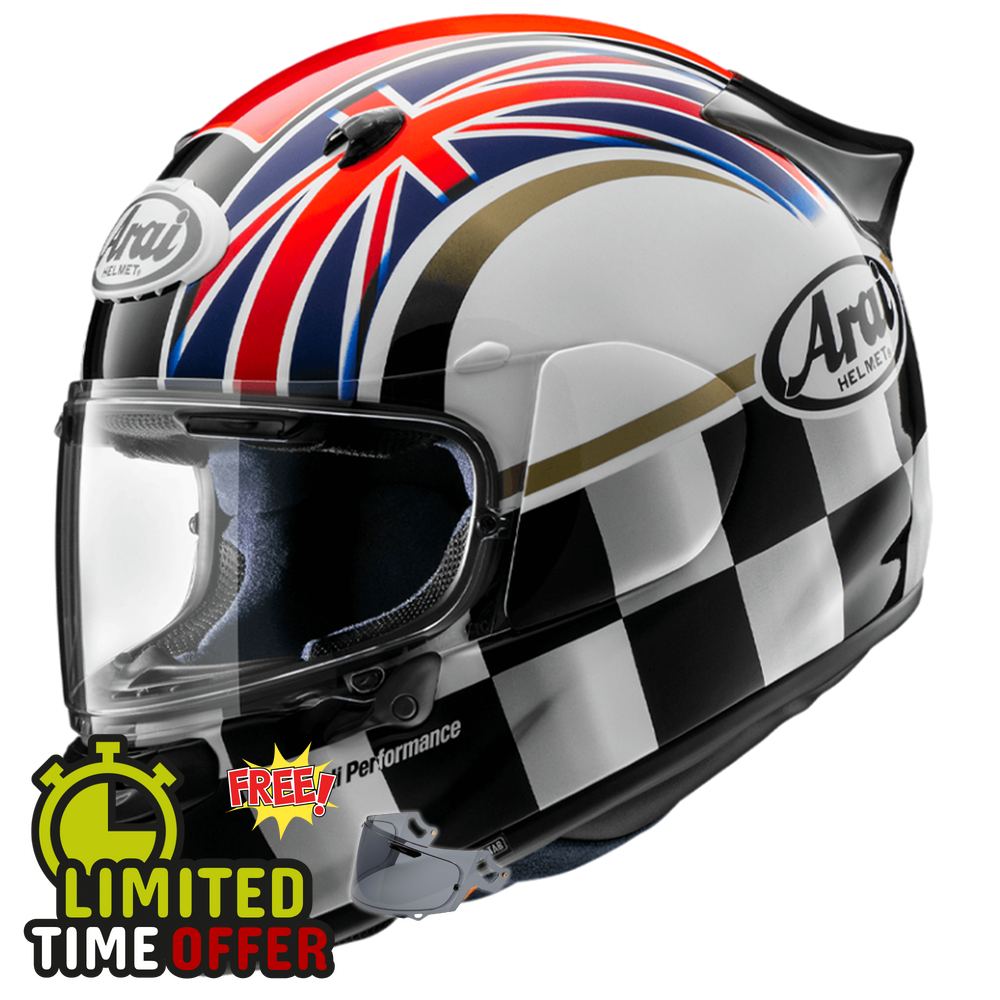 Arai Arai Quantic - Podium Union Jack Flag - Front View
