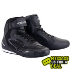 Alpinestars Faster-3 Ride Knit Shoes - Black/Dark Grey