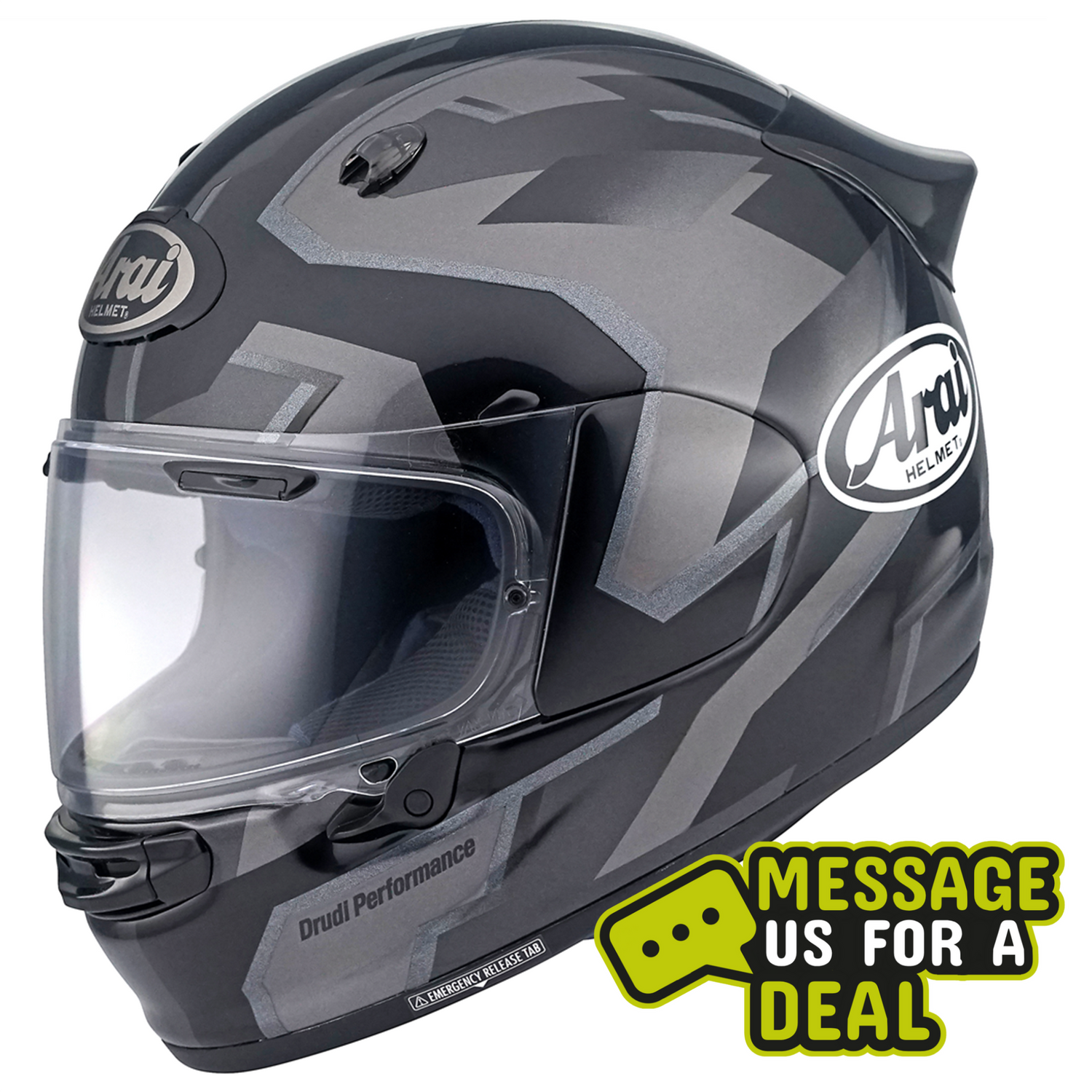 Arai Arai Quantic - Robotic Black - Front View