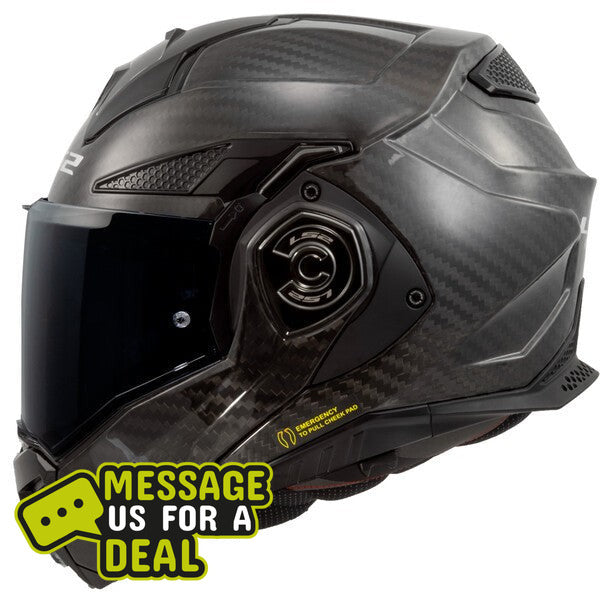 Gear Change Online LS2 FF901 ADVANT X CARBON HELMETS with Dark Visor - View 7