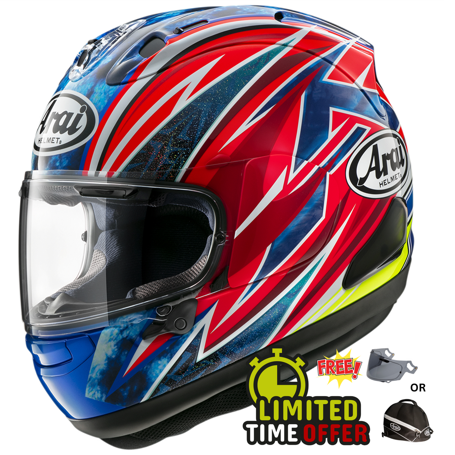 Arai Arai RX-7V Evo - Ogura - Front View