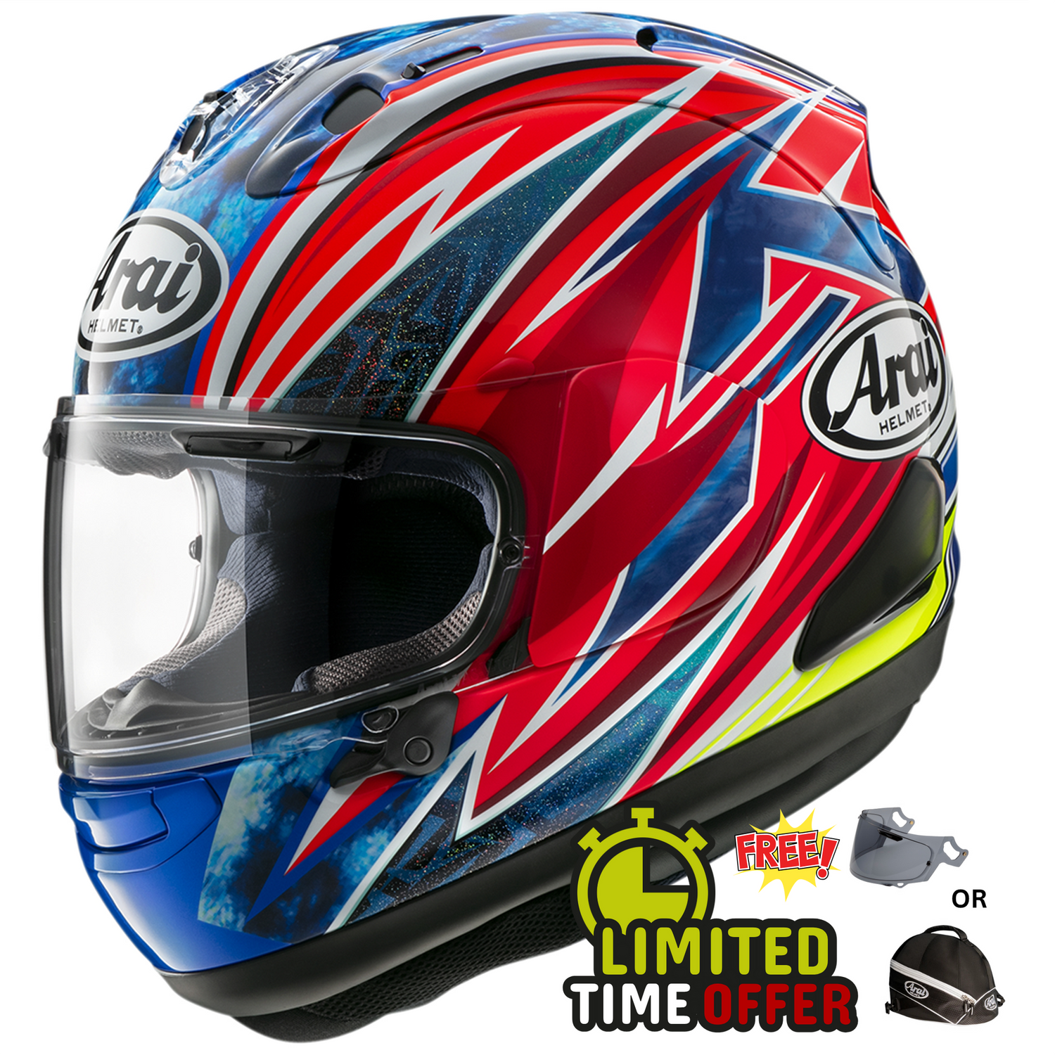 Arai Arai RX-7V Evo - Ogura - Front View
