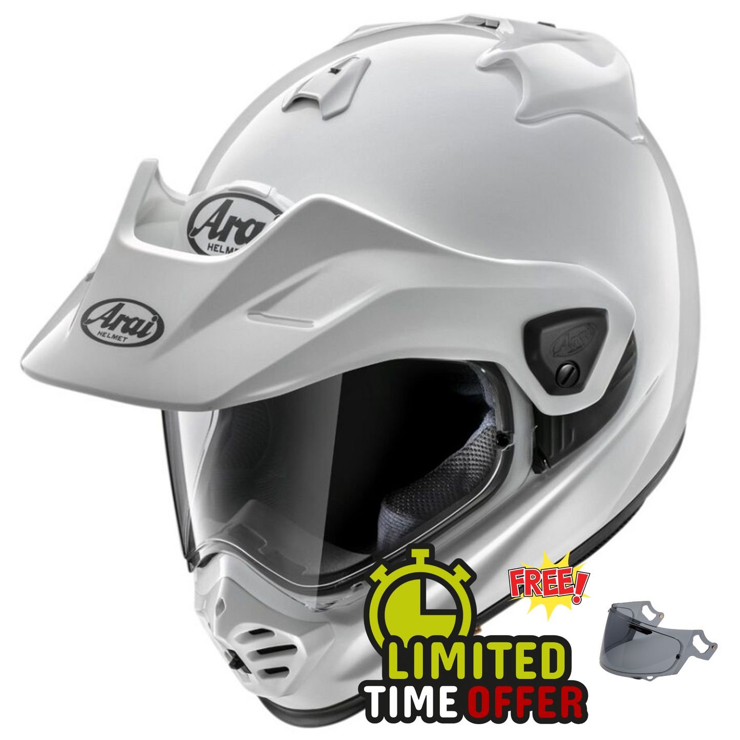 Arai Arai Tour-X5 - Diamond White - Front View