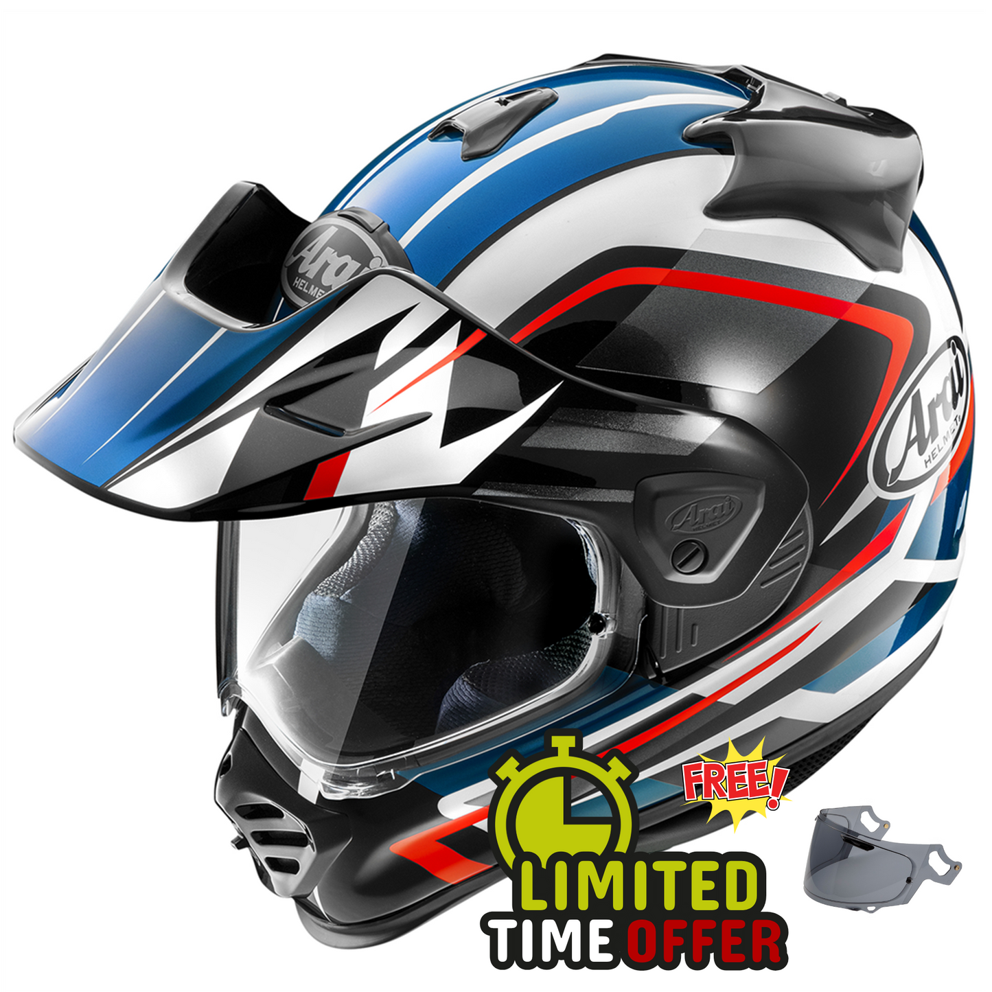 Arai Arai Tour-X5 Discovery Blue - Front View