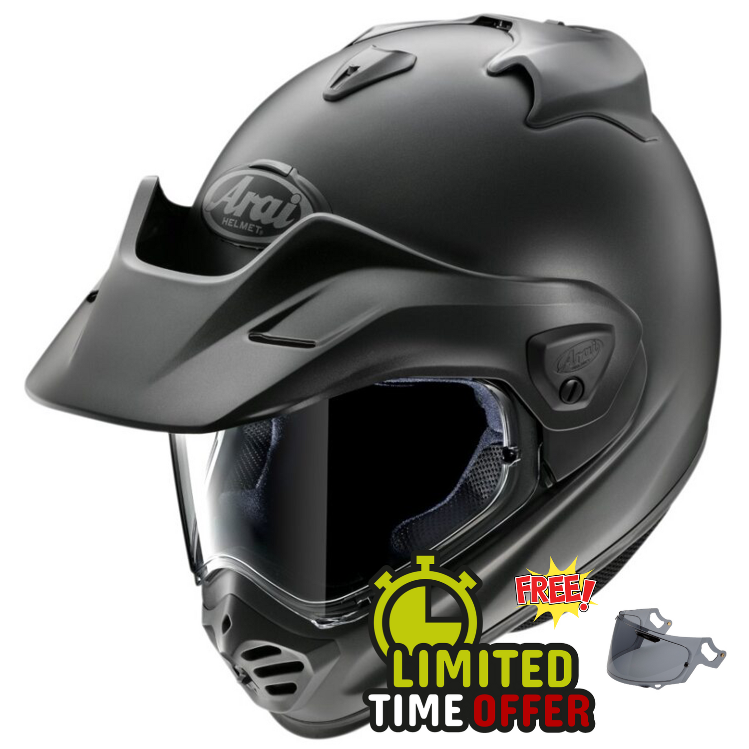 Arai Arai Tour-X5 - Frost Black - Front View