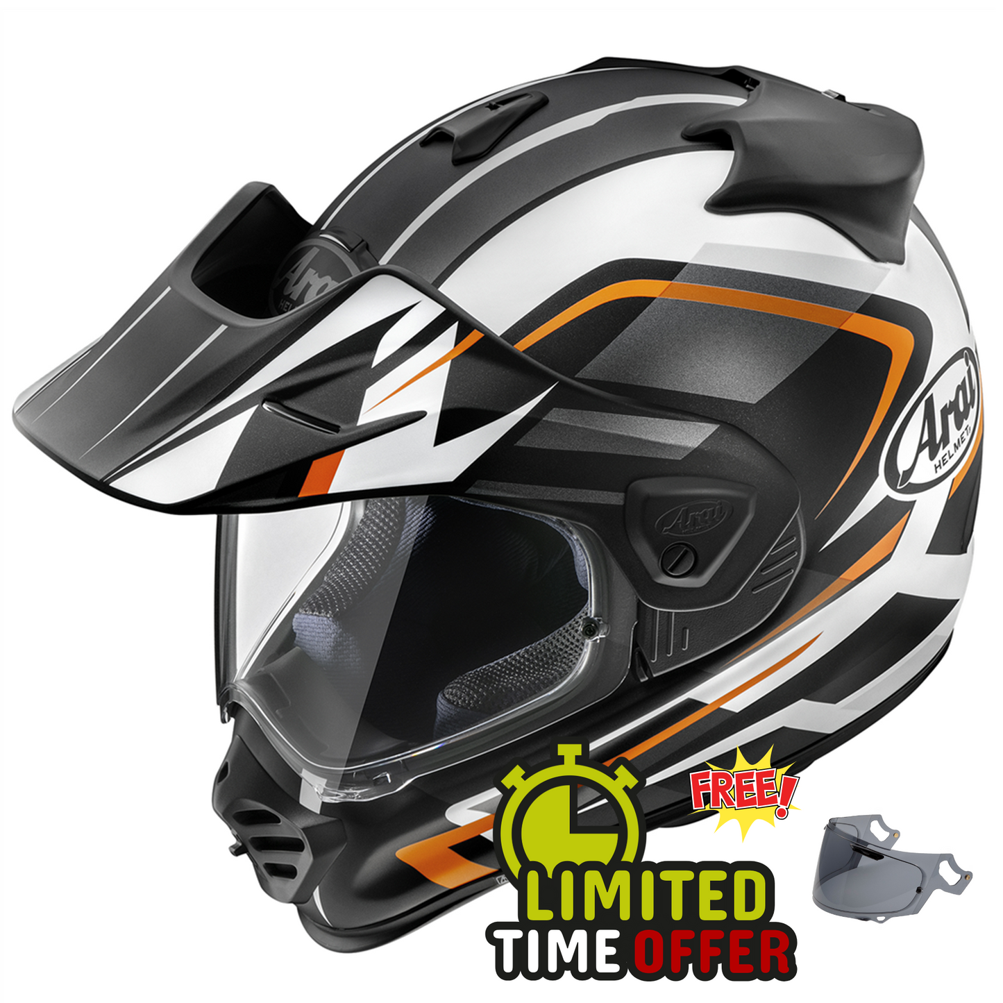 Arai Arai Tour-X5 Discovery - Orange - Front View