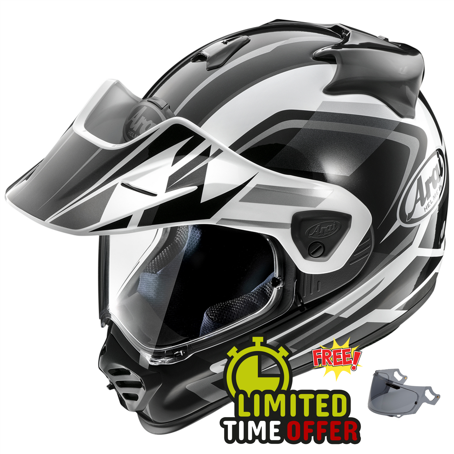 Arai Arai Tour-X5 Discovery - White - Front View