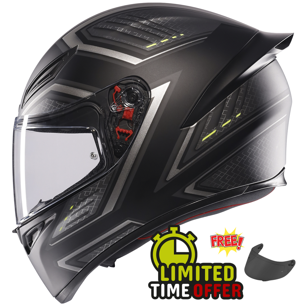 AGV AGV K1-S Sling Black/Grey - Front View