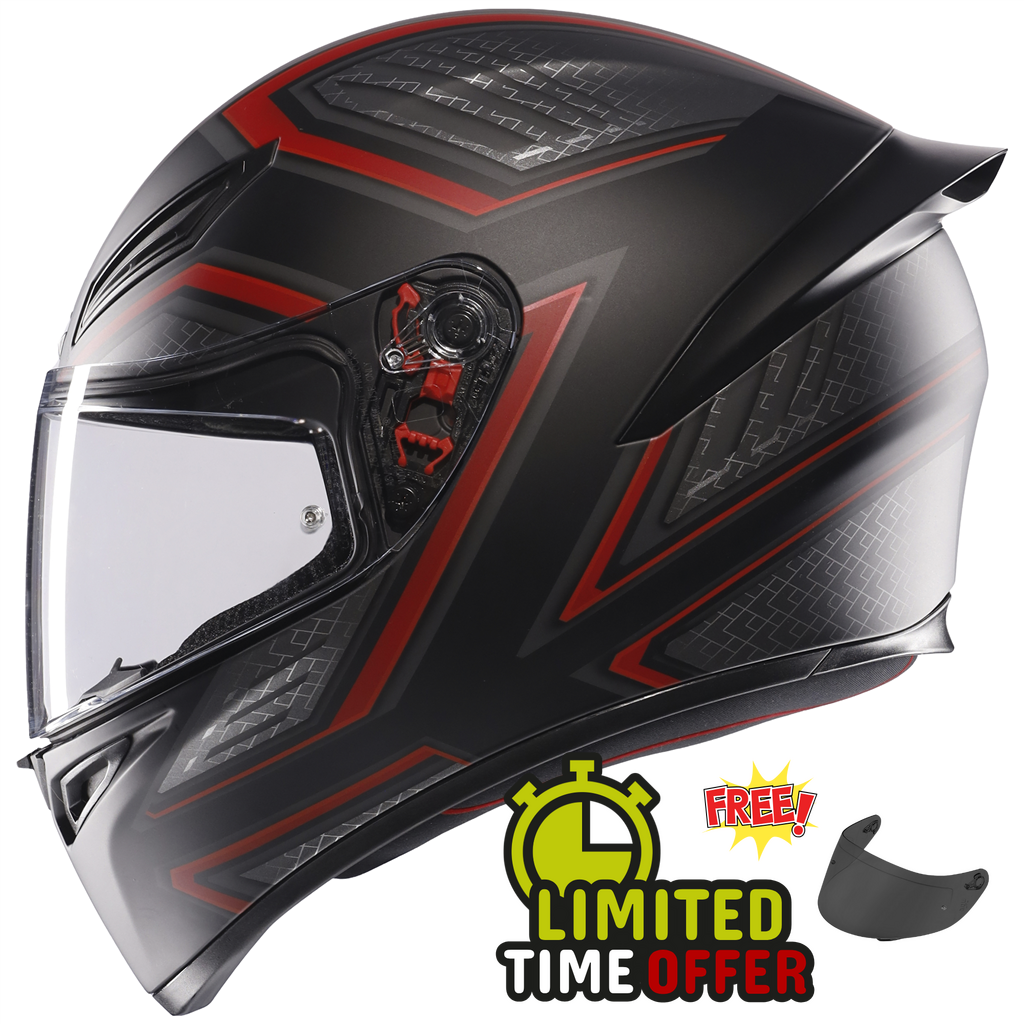 AGV AGV K1-S Sling Black/Red - Front View