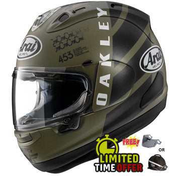 Arai Arai RX-7V Evo Maverick Mugello Oakley 2023 Replica - Front View