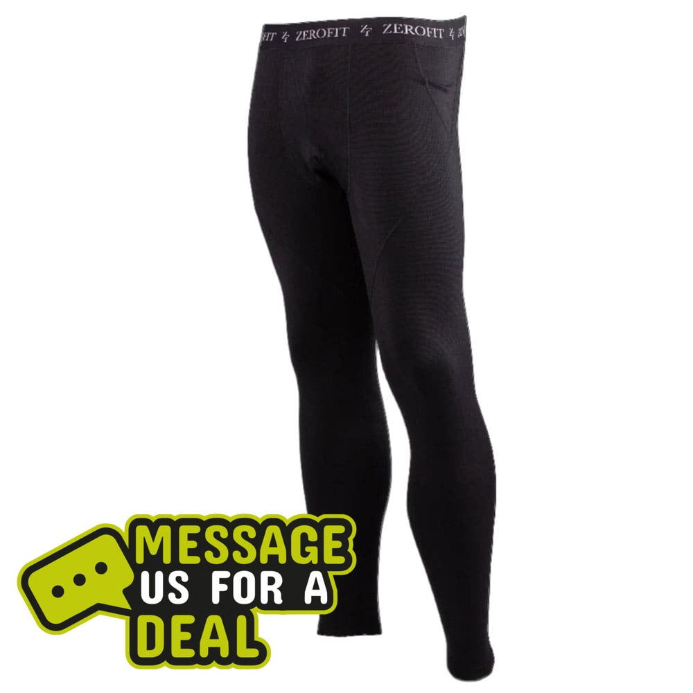Zerofit ZeroFit Move Heatrub Leggings - Black - Front View