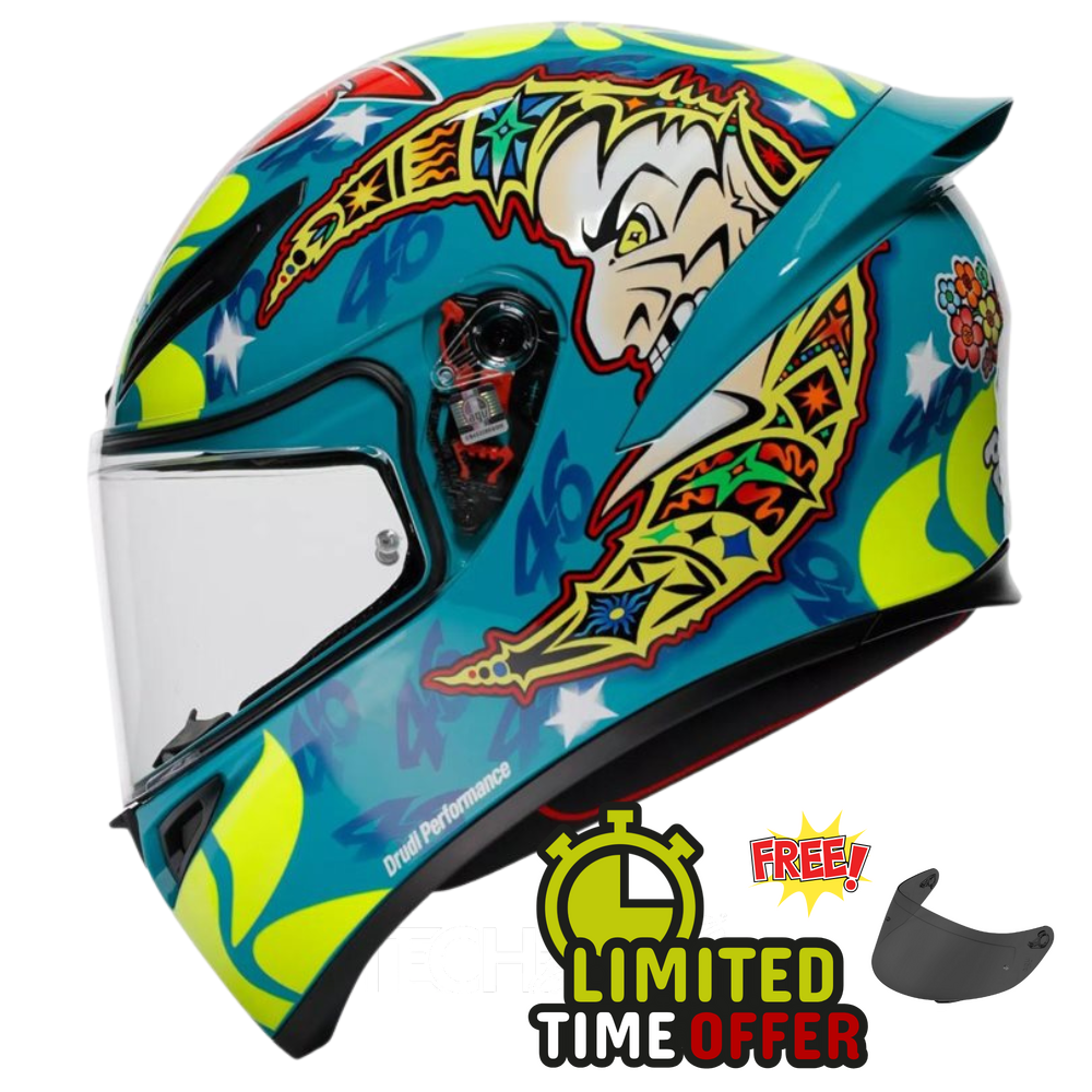 AGV K1-S Rossi Mugello 1999 - Free Dark Visor