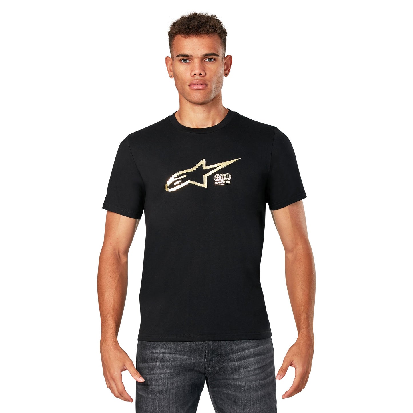 Alpinestars Golden CSF Short Sleeve T-Shirt- Black