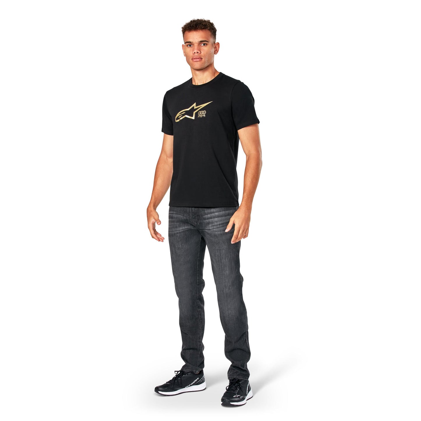 Alpinestars Golden CSF Short Sleeve T-Shirt- Black