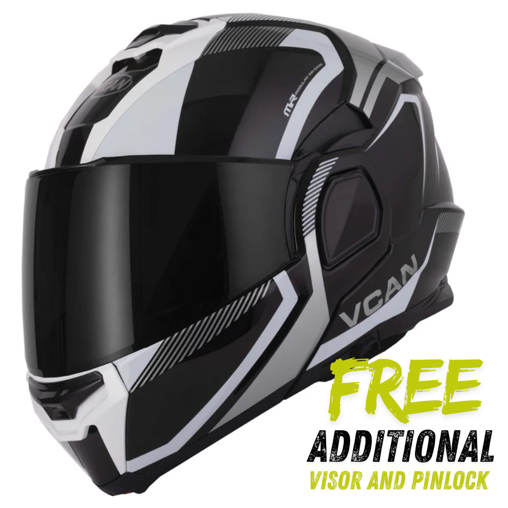 Vcan H299 Motorcycle Helmet - Falcon Graphic