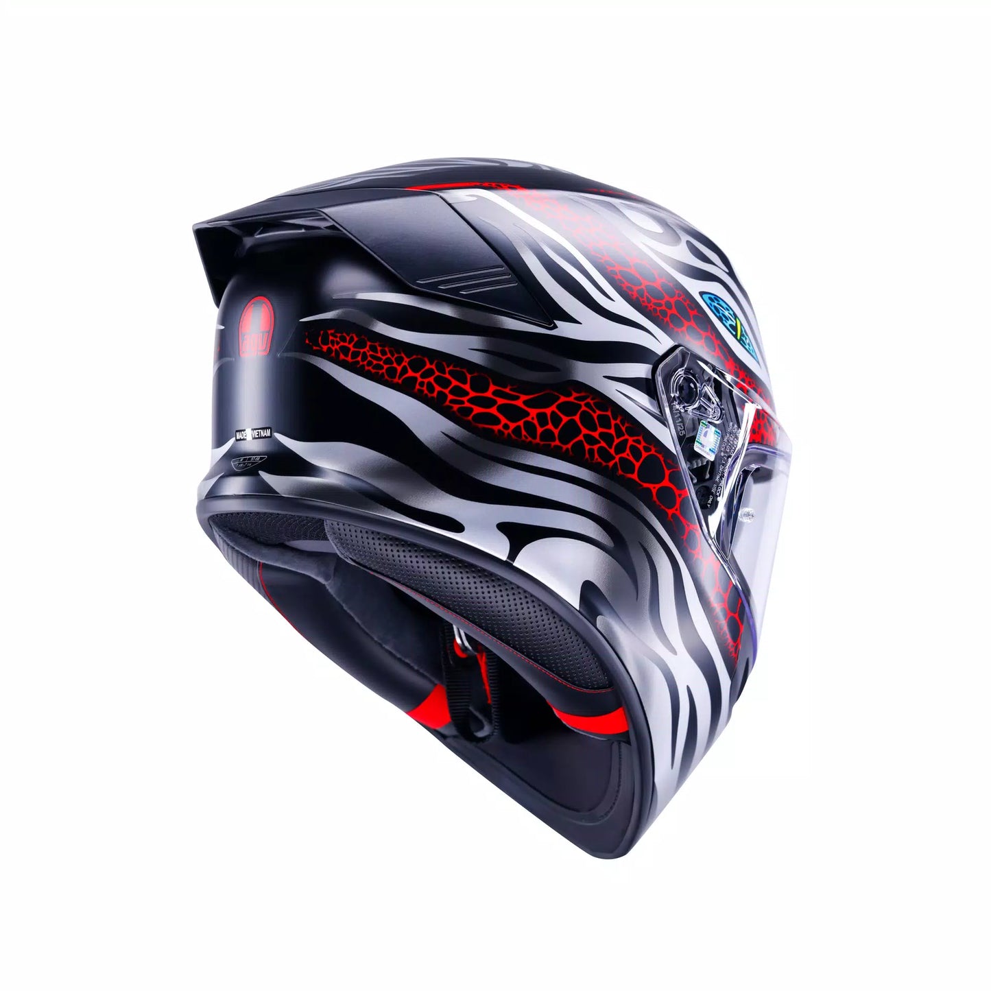 AGV K5 VIVERNA MATT BLACK/GREY/RED