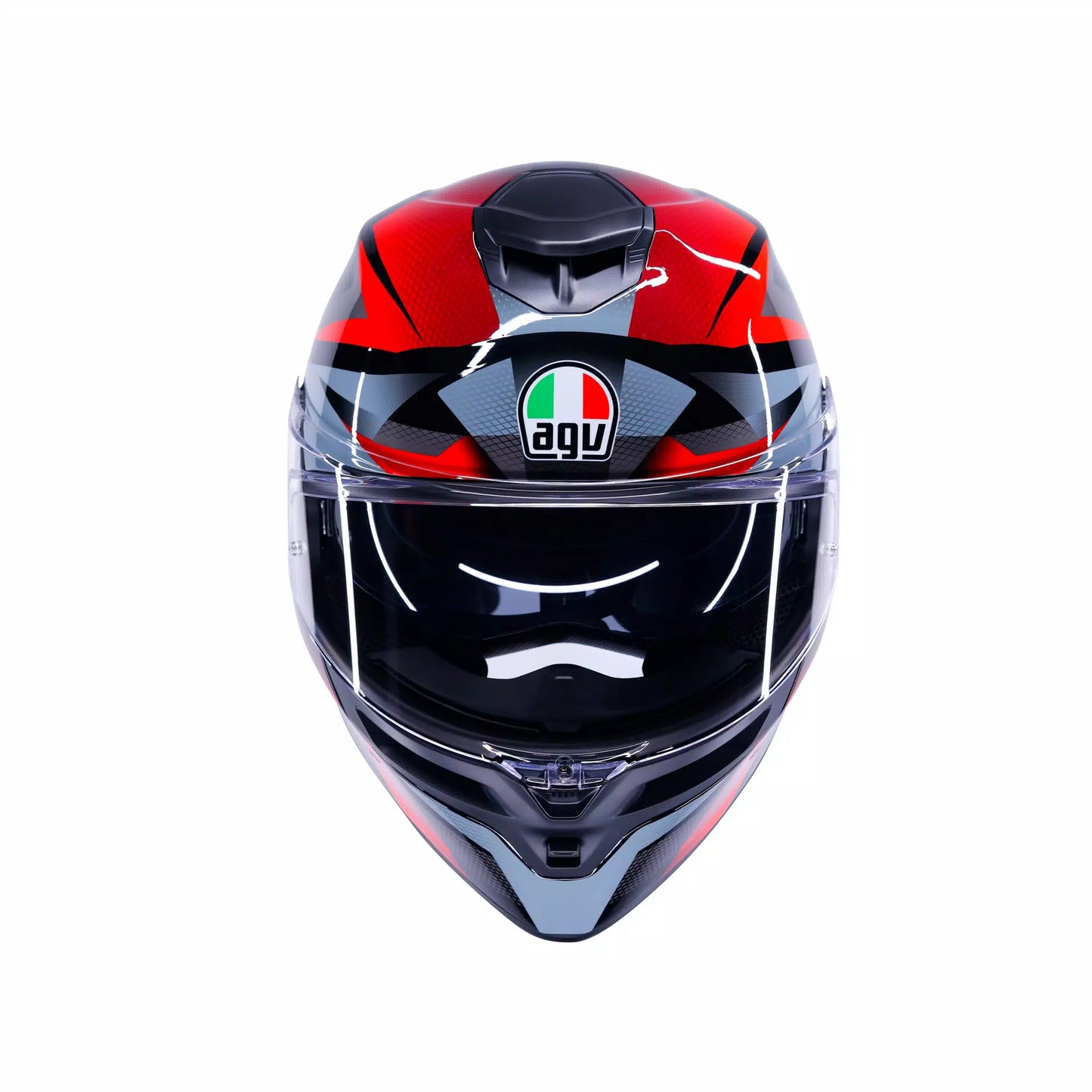AGV K5 MUNOR MATT BLACK/RED