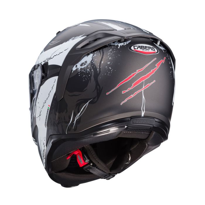 Caberg Avalon X Punk Matt Grey/Black/Red Helmet