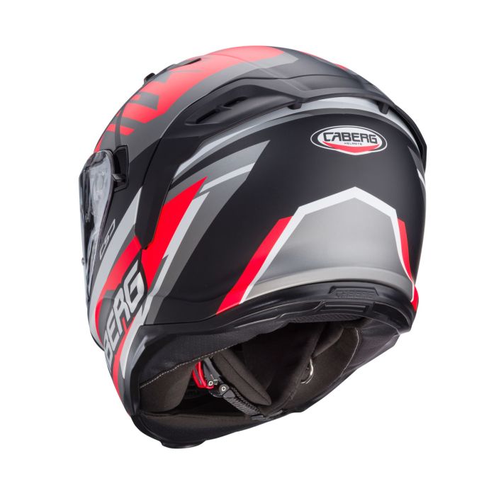 Caberg Avalon X Kira Matt Black/Grey/Red Full Face Motorcycle Helmet