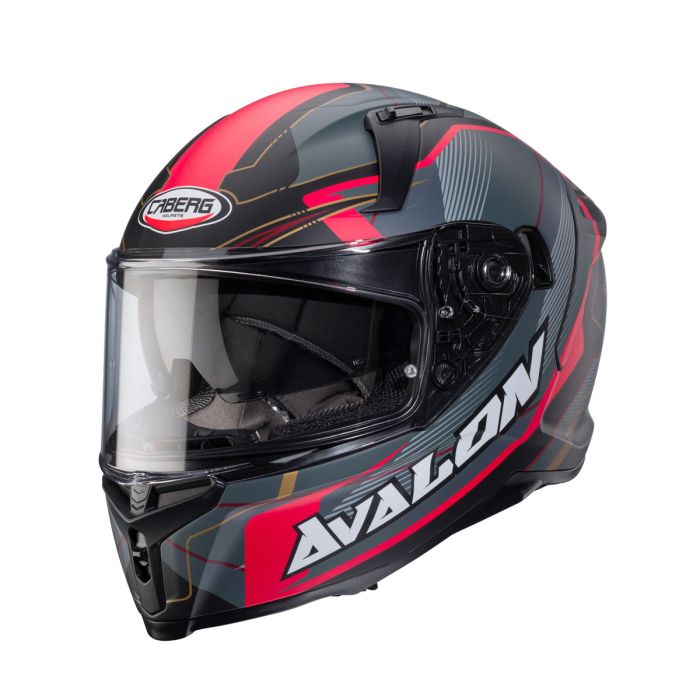 Caberg Avalon X Optic Matt Black/Grey/Red Helmet