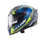 Caberg Avalon X Optic Matt Grey/Blue/Yellow Helmet