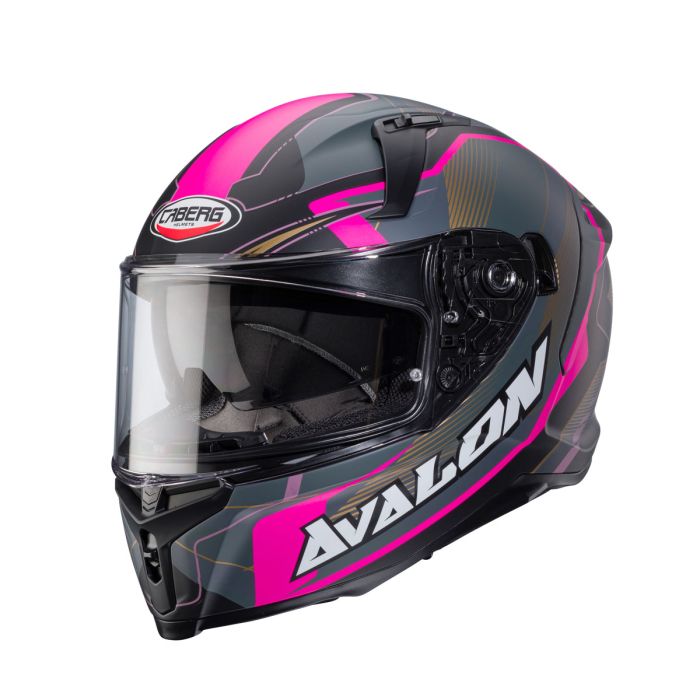 Caberg Avalon X Optic Matt Black/Grey/Fuchsia Helmet