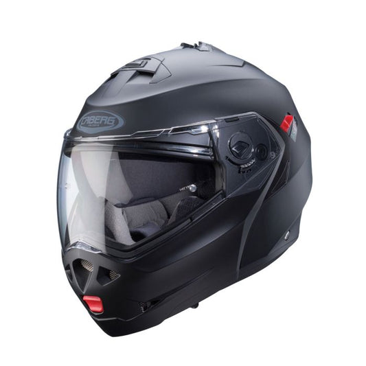 Caberg Duke X Matt Black Flip Up Motorcycle Helmet