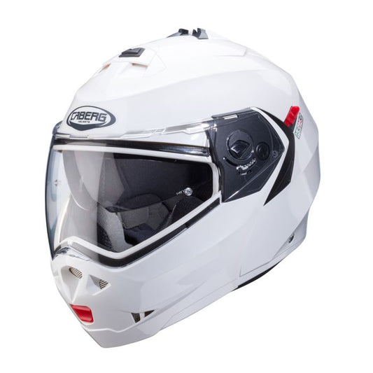 Caberg Duke X White Metal Flip Up Motorcycle Helmet